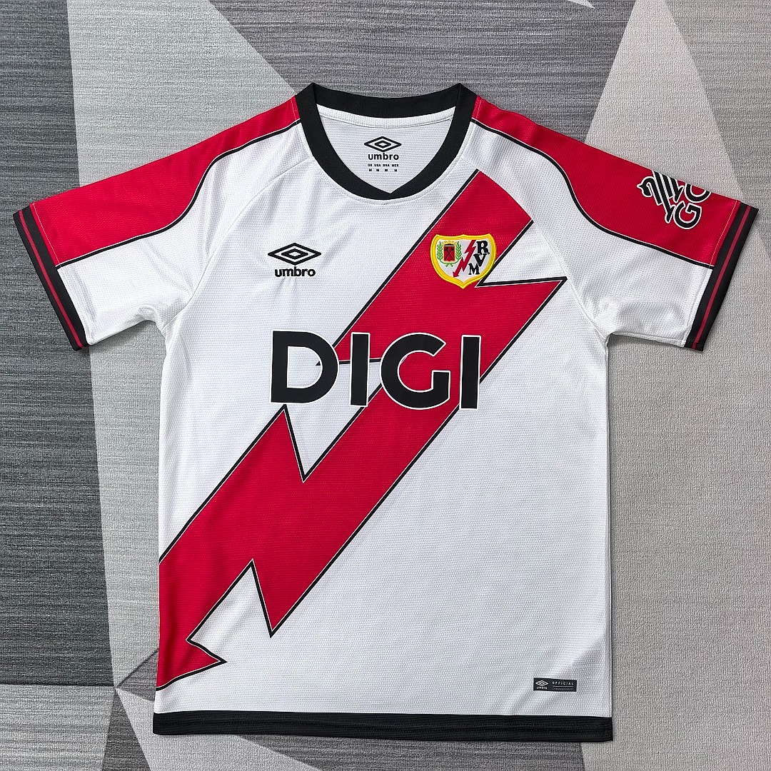 Rayo Vallecano Home Jersey Fan Version 26/27