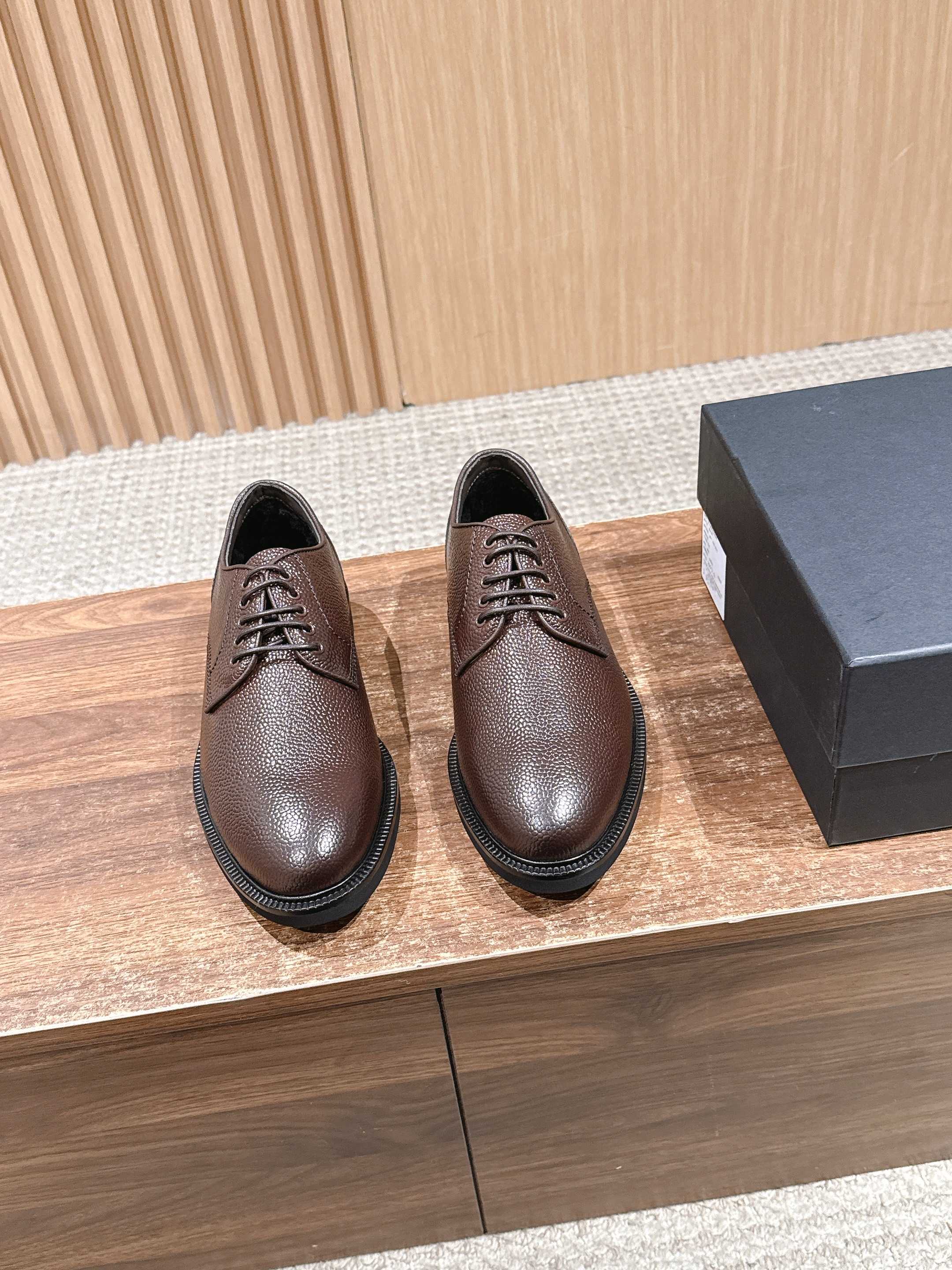 Zegna Aosta Dress Derby in luxury grained calfskin