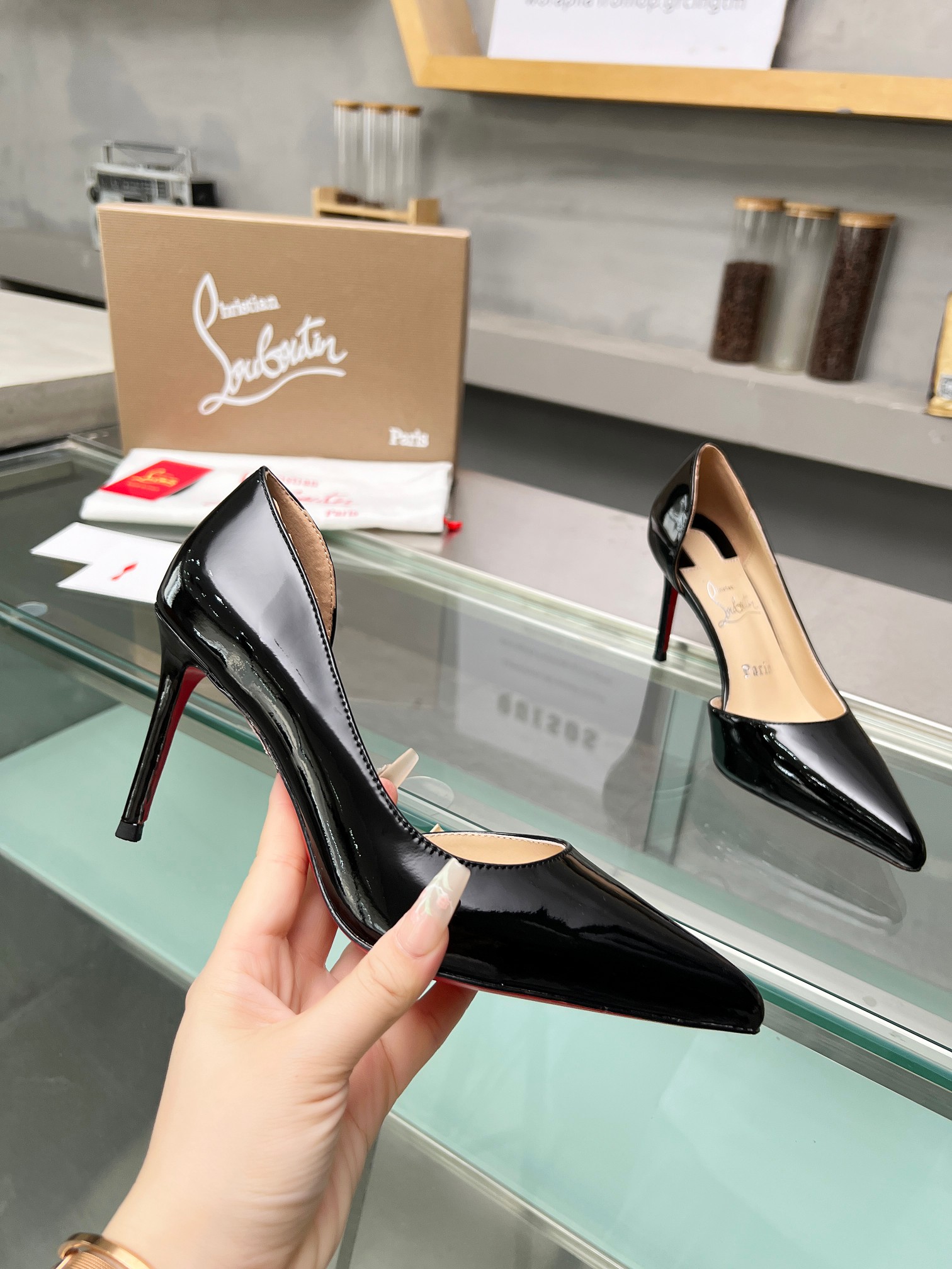 Christian Louboutin Patent Leather Pump
