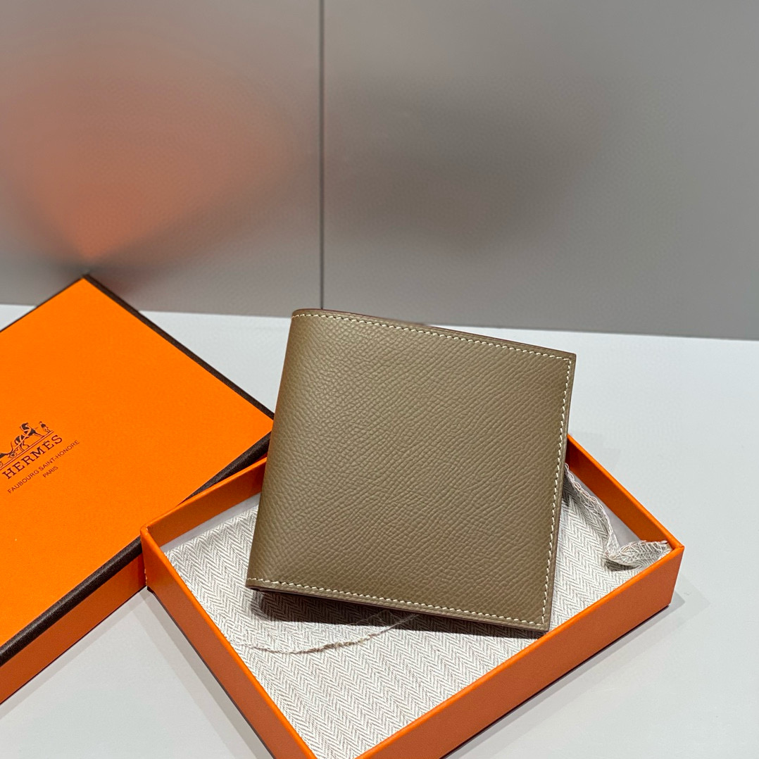 Hermes Etoupe Epsom MC² Copernic Compact wallet
