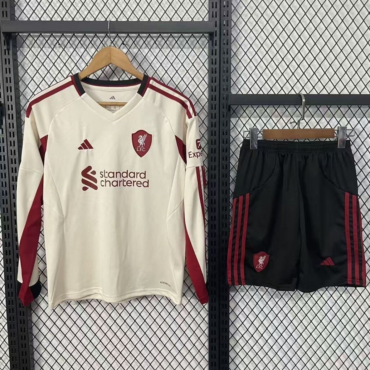 LVP fc 25 26 long sleeve Away jersey kids 16-28