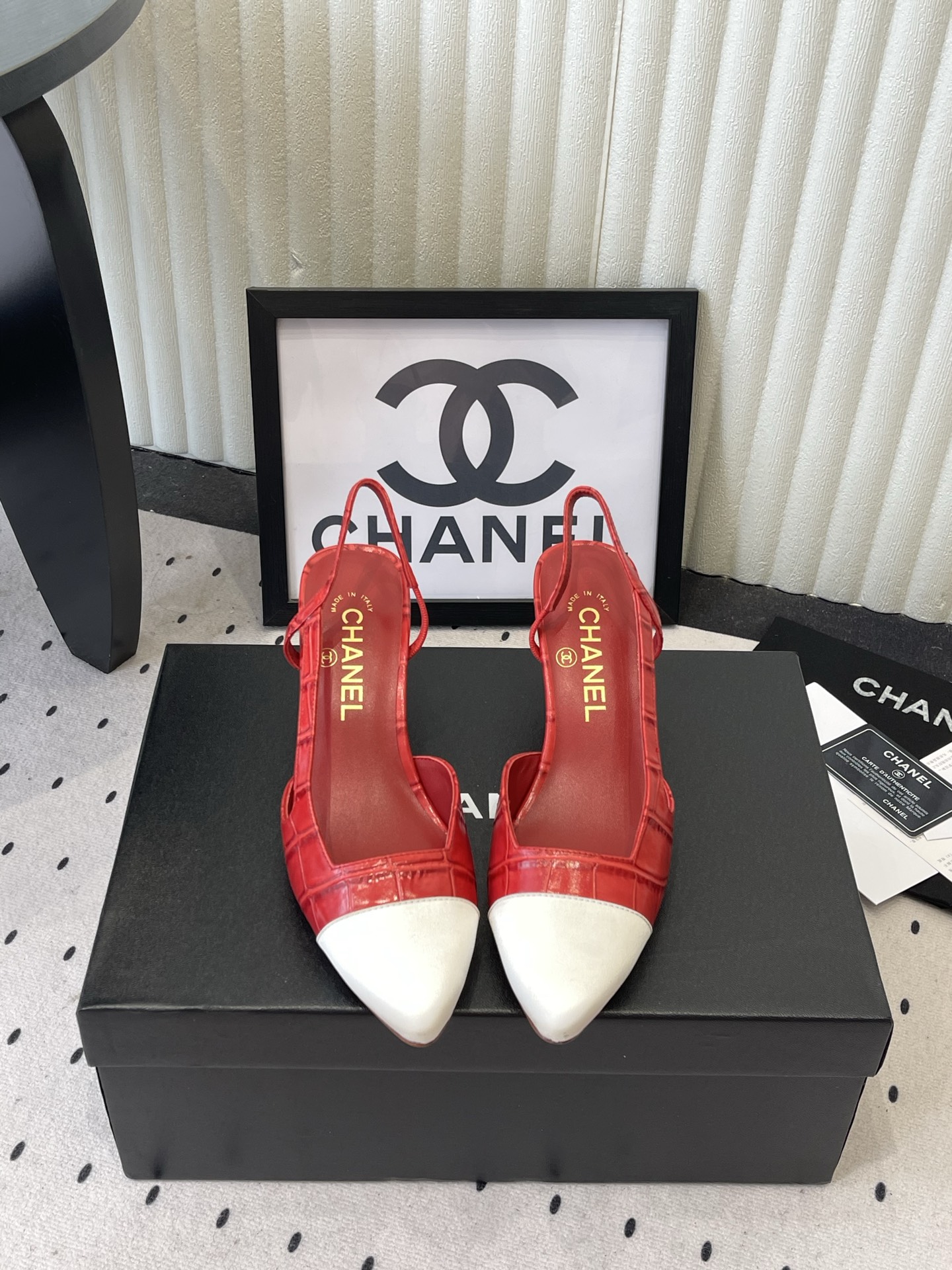 Chanel 2026 Leather Slingback Pump