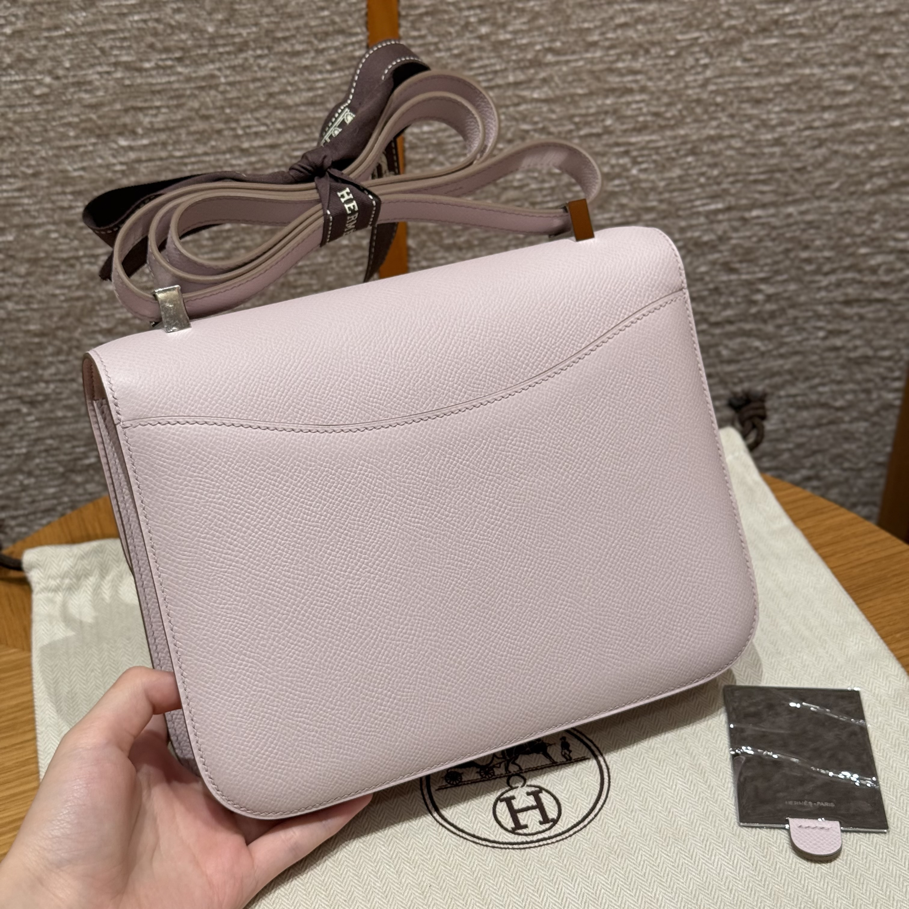 Hermes Mauve pale Epsom Constance 24