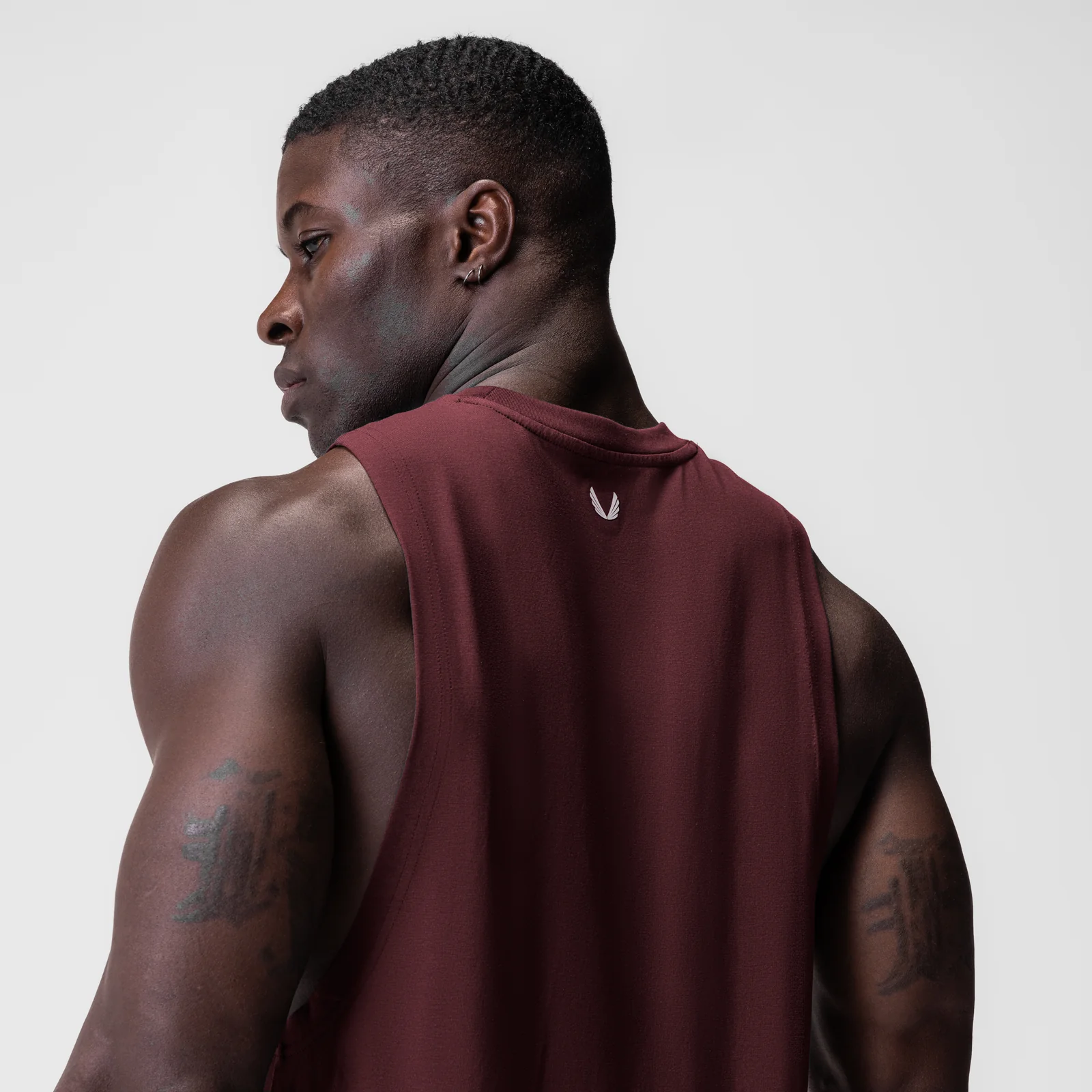 0926. Supima Muscle Tank - Crimson