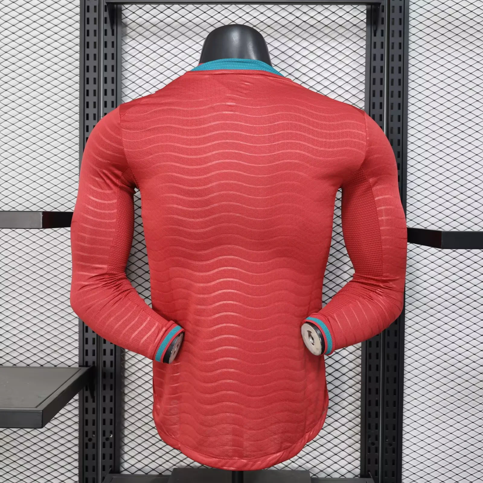 Player Version Portugal 2026 Home Red Jersey Long Sleeves S-4XL
