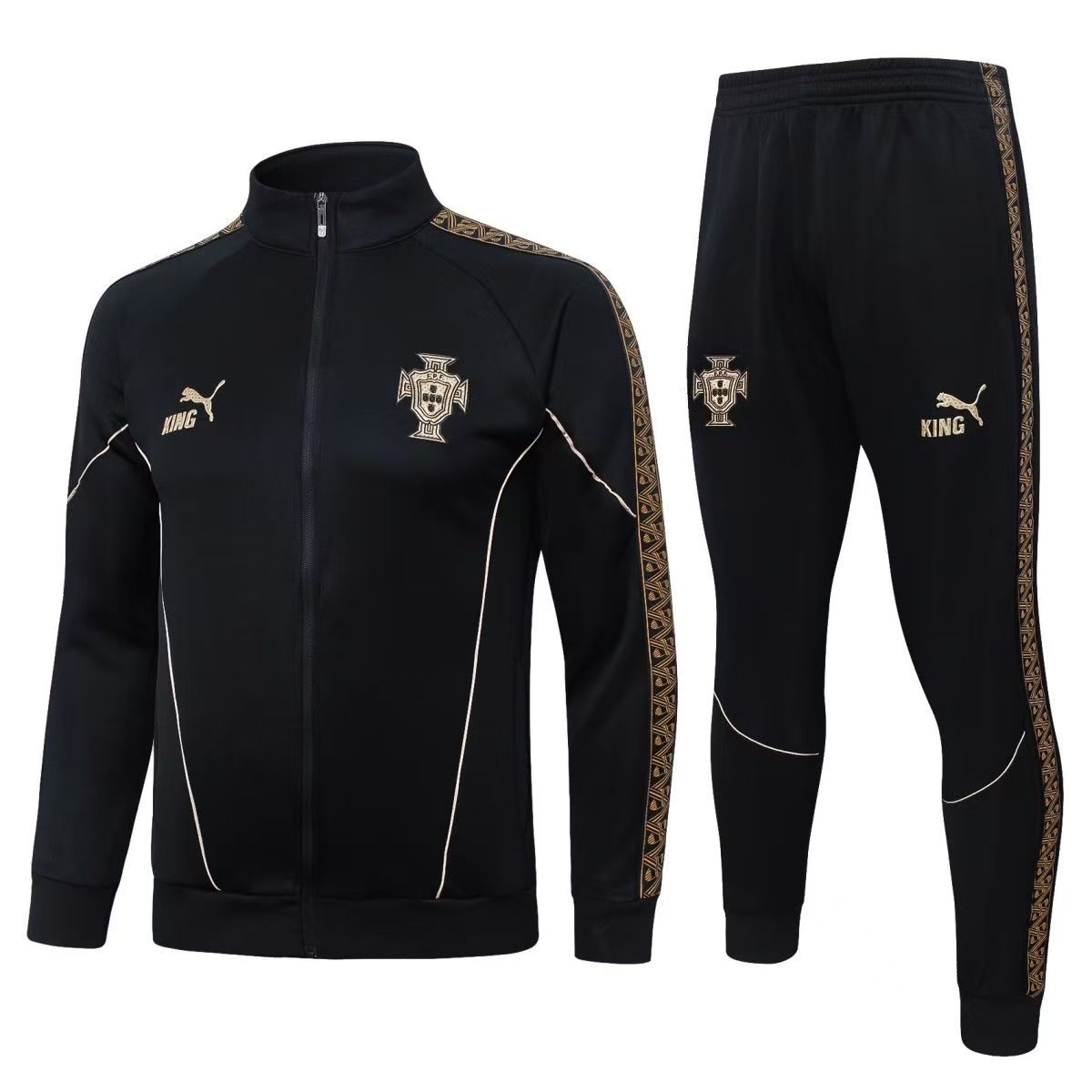 Portugal Black Training Jacket 2026