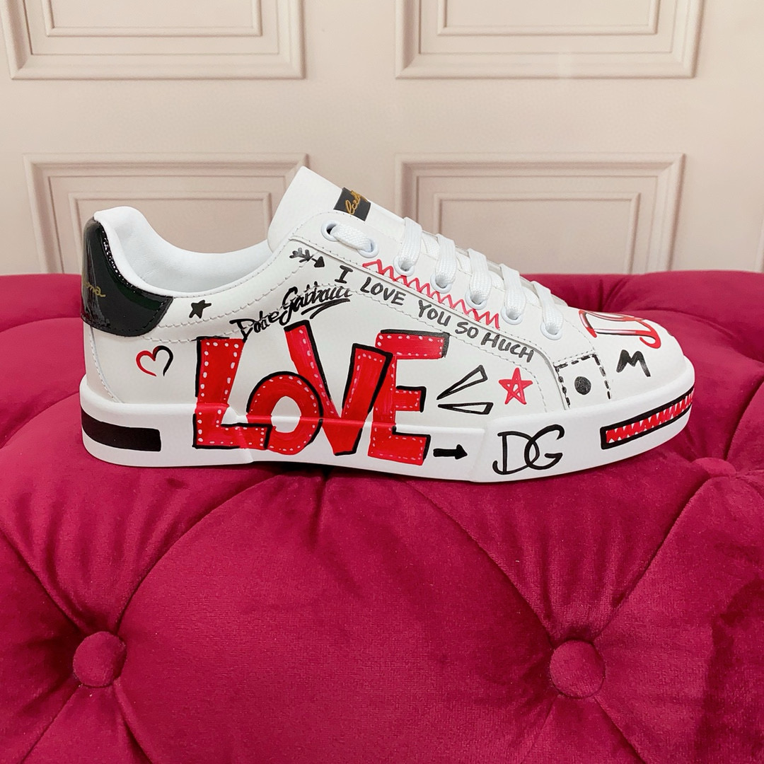 Dolce Gabbana Unisex Leather Sneakers