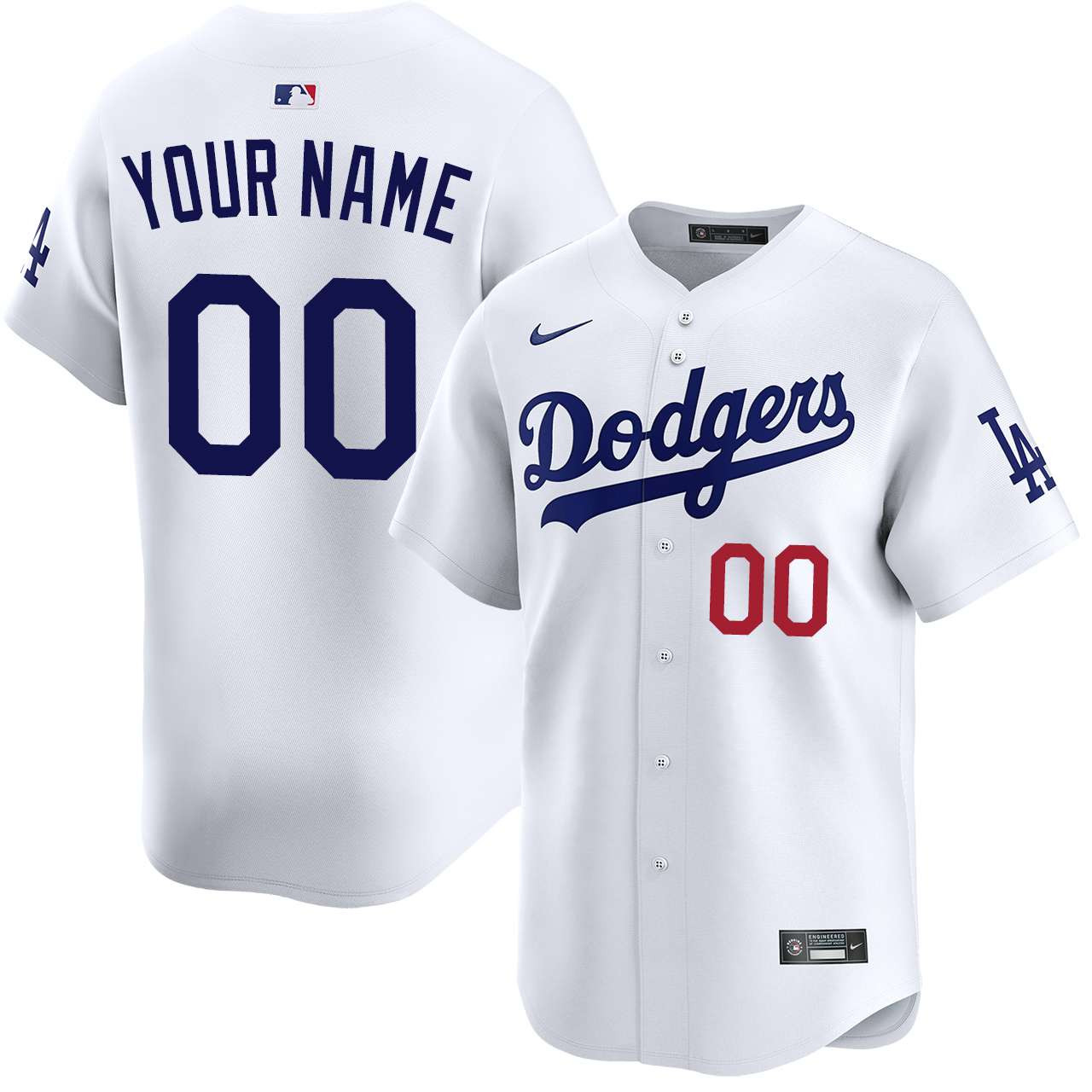 Los Angeles Dodgers baseball jersey men women youth Nike Royal Blue White Grey home and away replica jersey