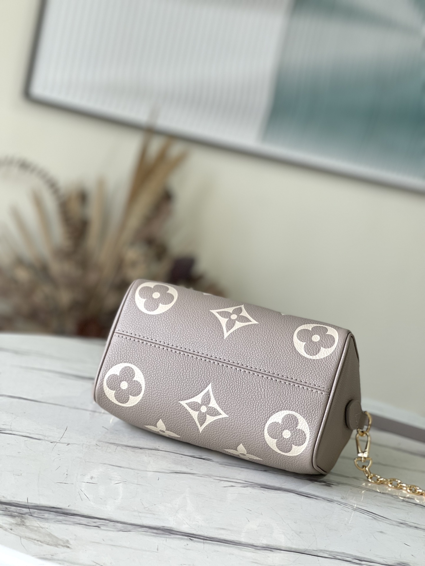 Louis Vuitton LV Speedy Bandouliere Grey M46575