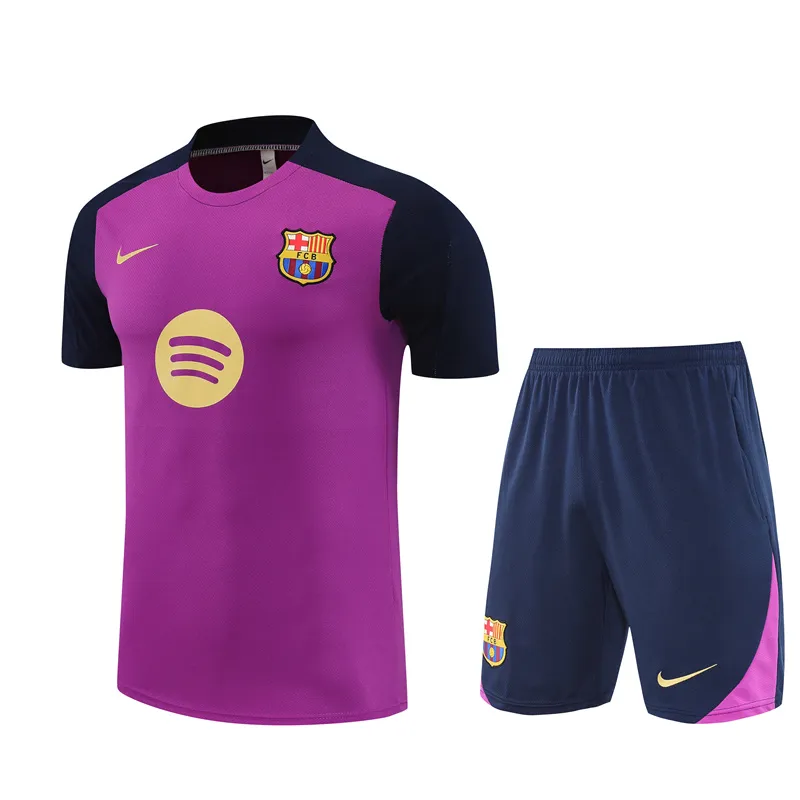 Adult/ Kids Barcelona 25/26 Short Sleeves Training suit 801