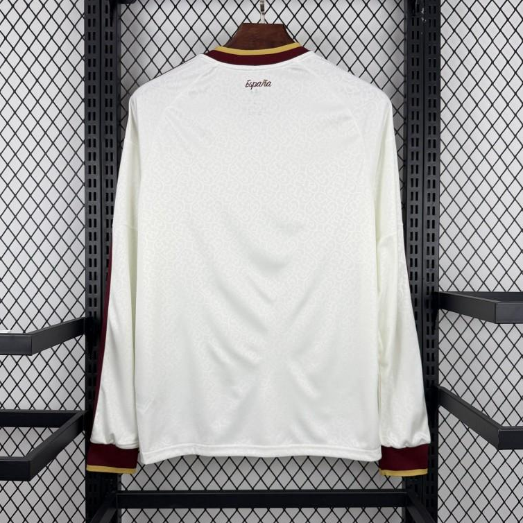 2026 Mens Spain World Cup Away Long Sleeve Jersey  S-4XL