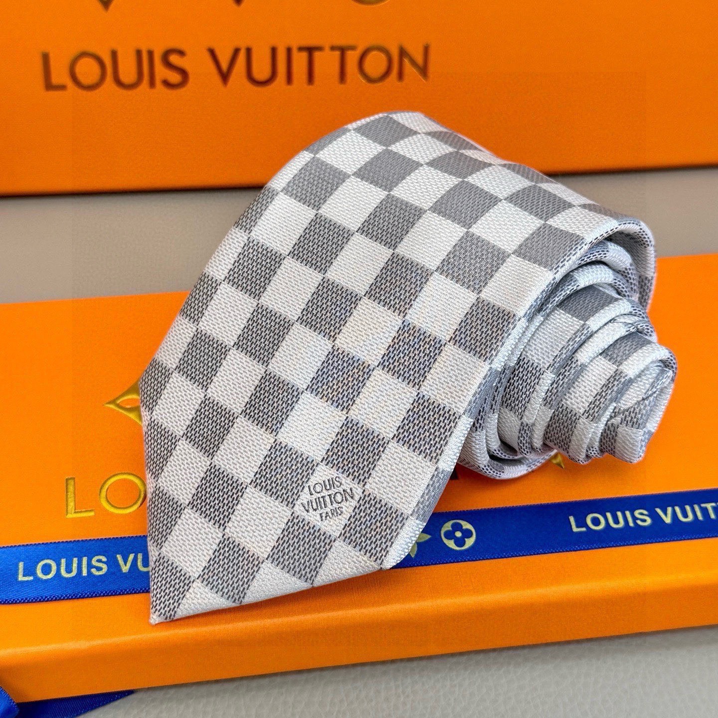 Men's LV Damier Tie