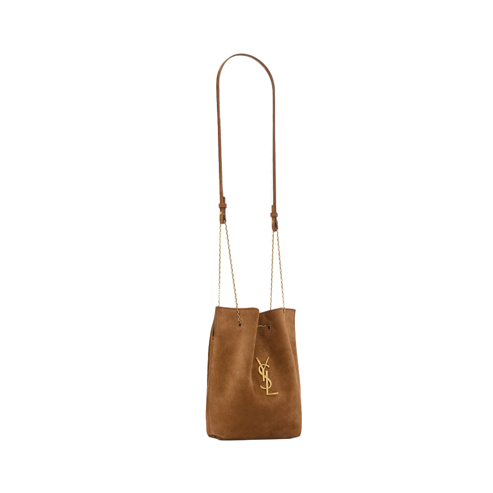 Saint Laurent POCHON Suede Handbag (Mirror Quality)