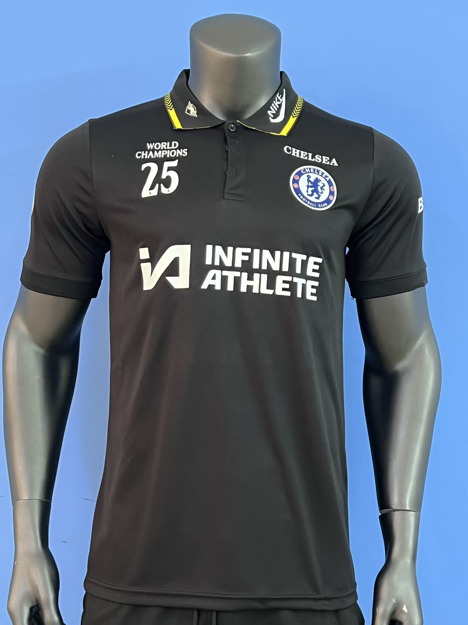 2026/2027 Player Levver Chelsea Black Football Shirt 1:1 Thai Quality