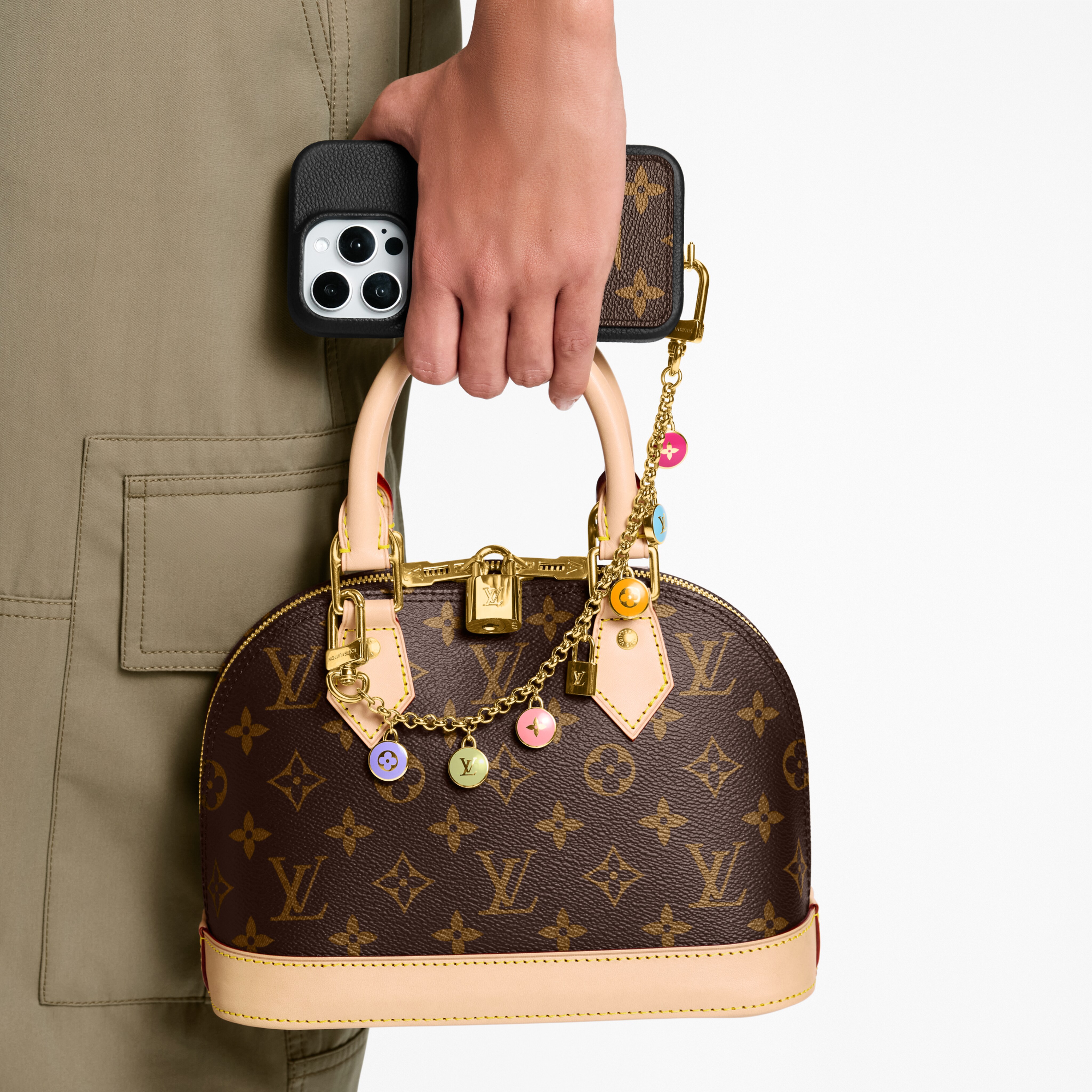 バッグチャーム･LV コンフェッティ チェーン
