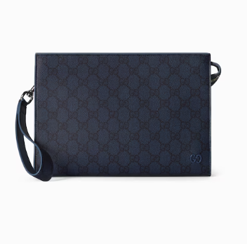 Gucci Green trim medium pouch 768255