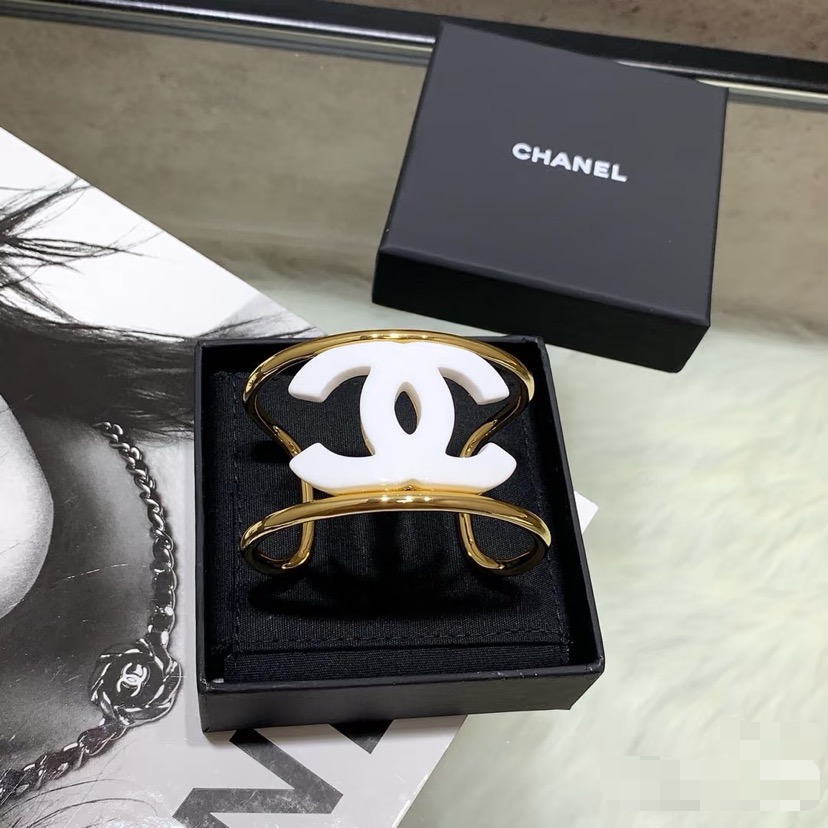 Chanel Wide Cuff Bracelet