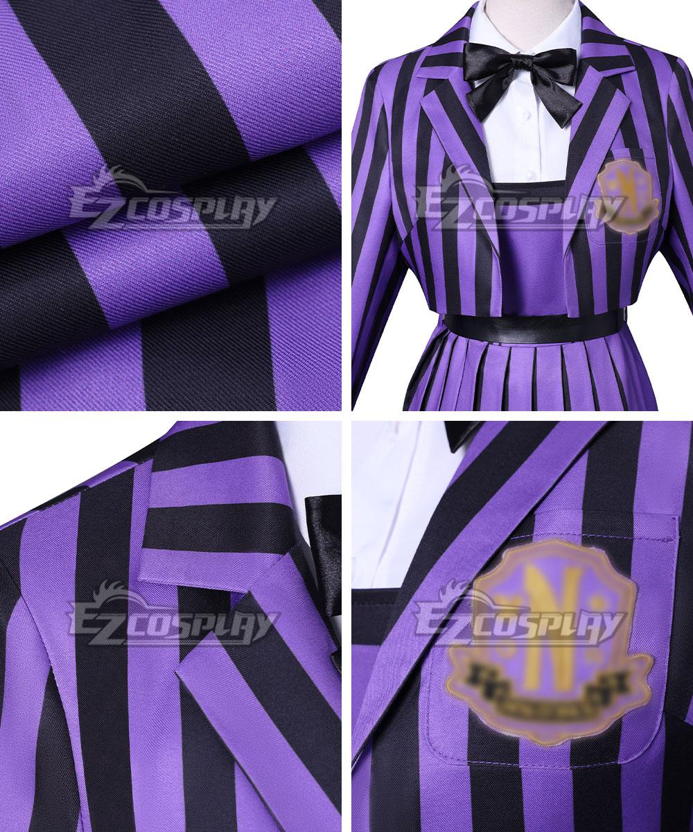 Kid Size Wednesday Season 2 Enid Sinclair Nevermore Uniform Cosplay Costume