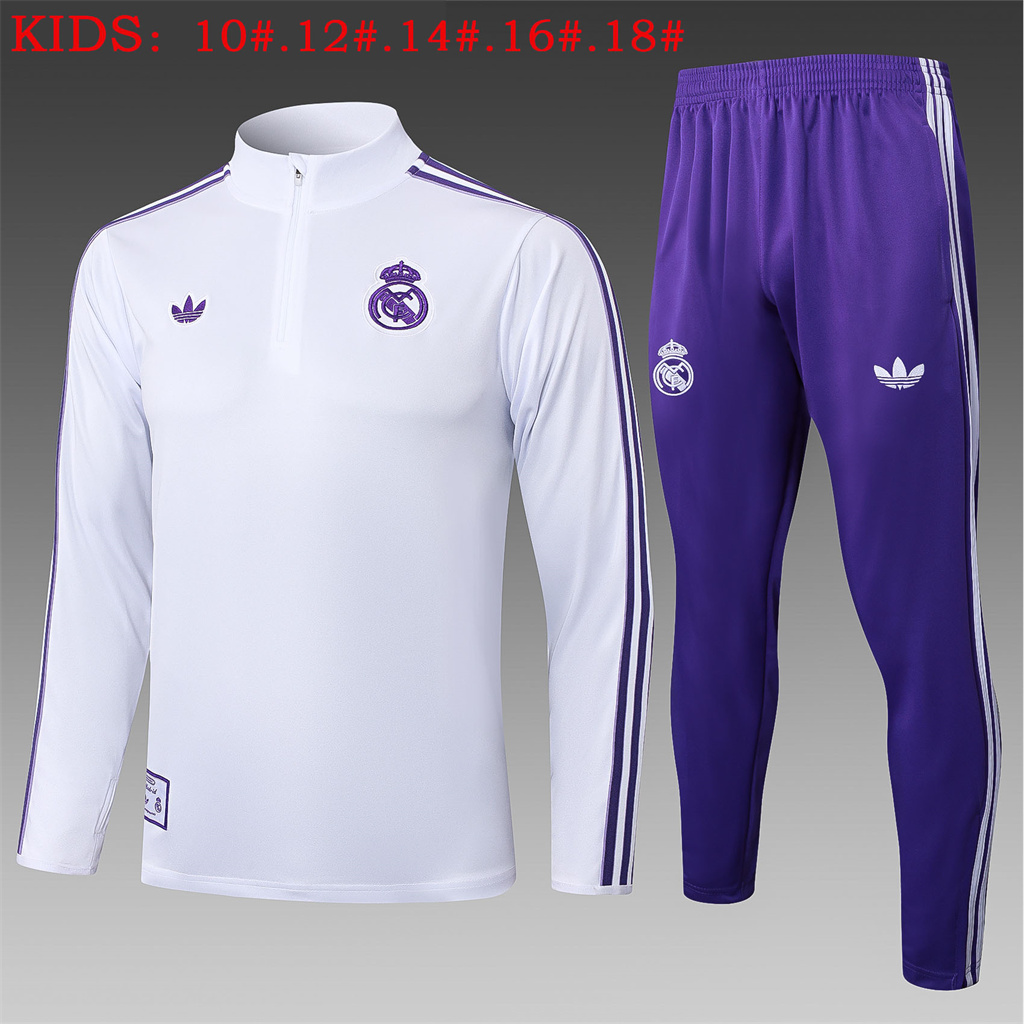 Real Madrid Kids Training Suit 25/26 | Soc Jersey - Premium Football Jersey