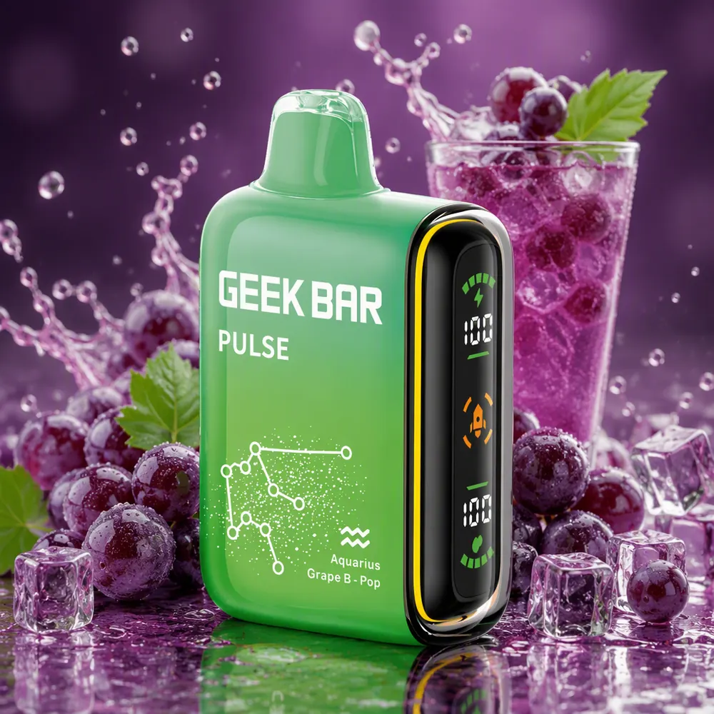 Geek Bar Pulse 15K Disposable Vape - Grape B Pop