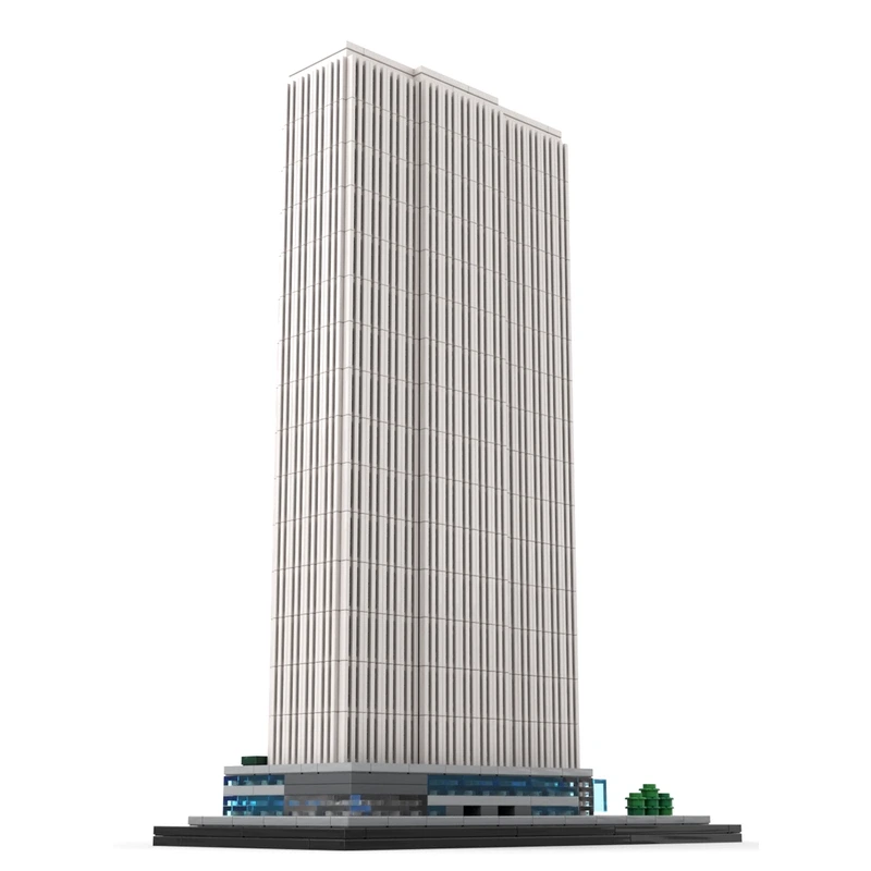 MOC 228751 - General Motors Building 1:800 Scale