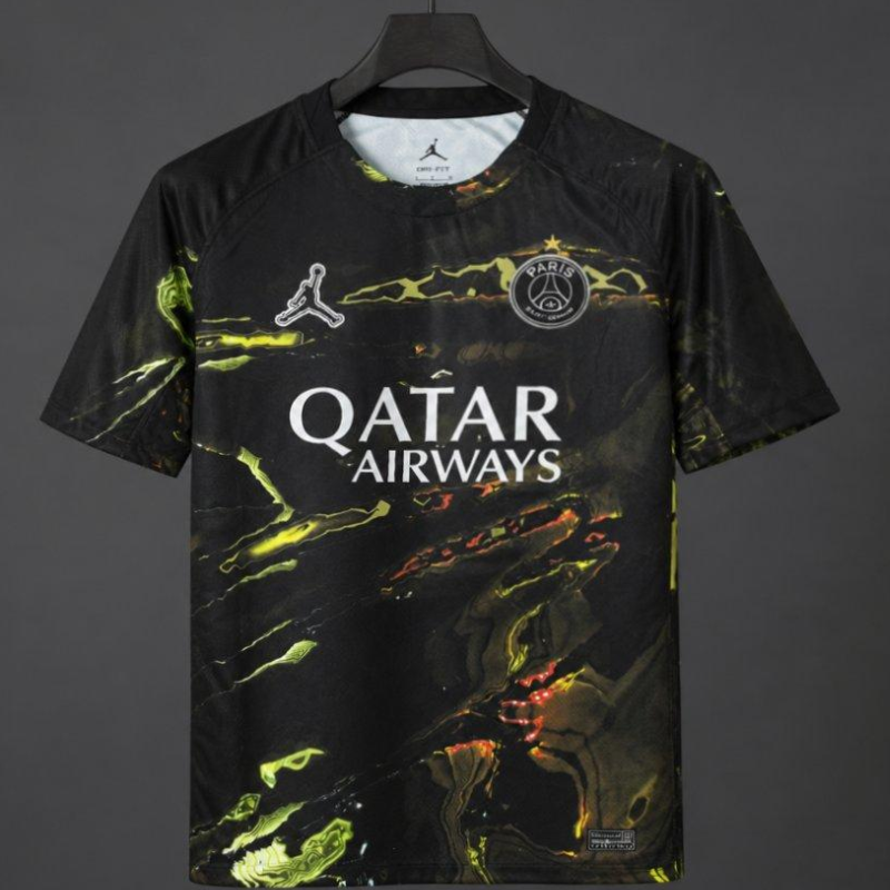 26/27 PSG × Jordan Brand Third Black Fan Jersey S-4XL