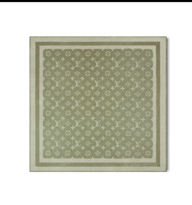 Louis Vuitton LV Monogram Denim Silk Square 90cm