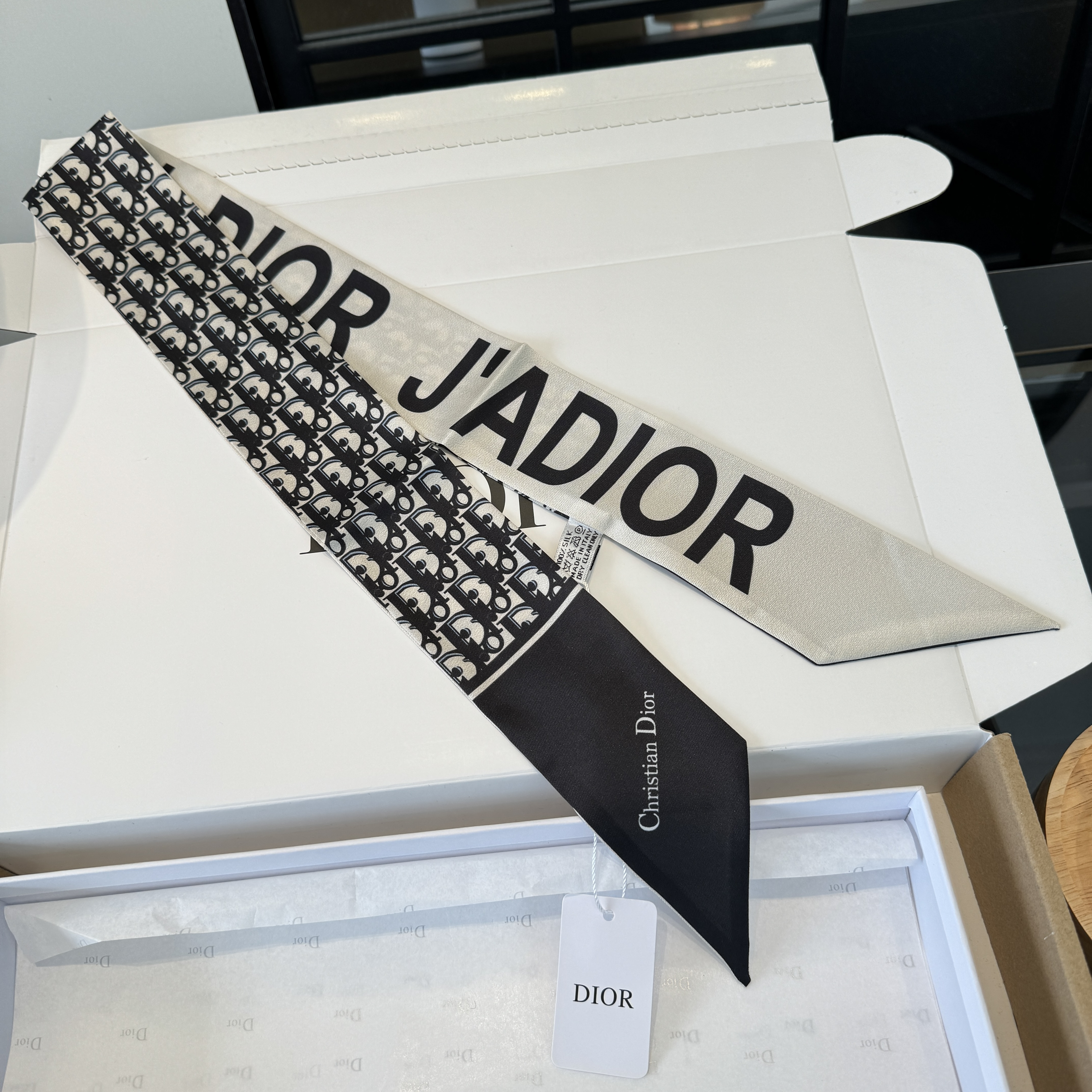 Dior Printed MITZAH Twilly