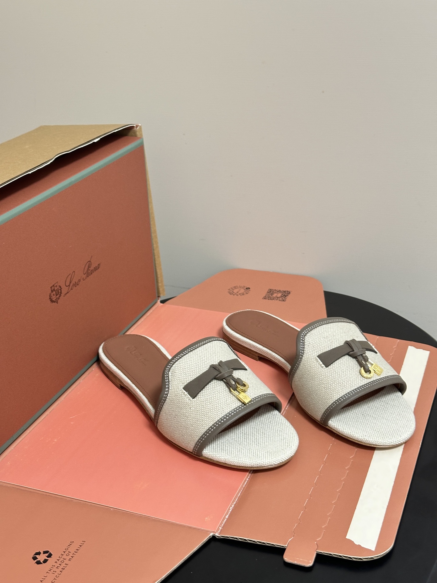 Loro Piana Women's Suede Flat Slides
