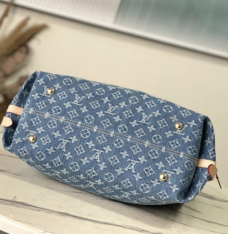 Louis Vuitton LV CARRYALL Denim Bag