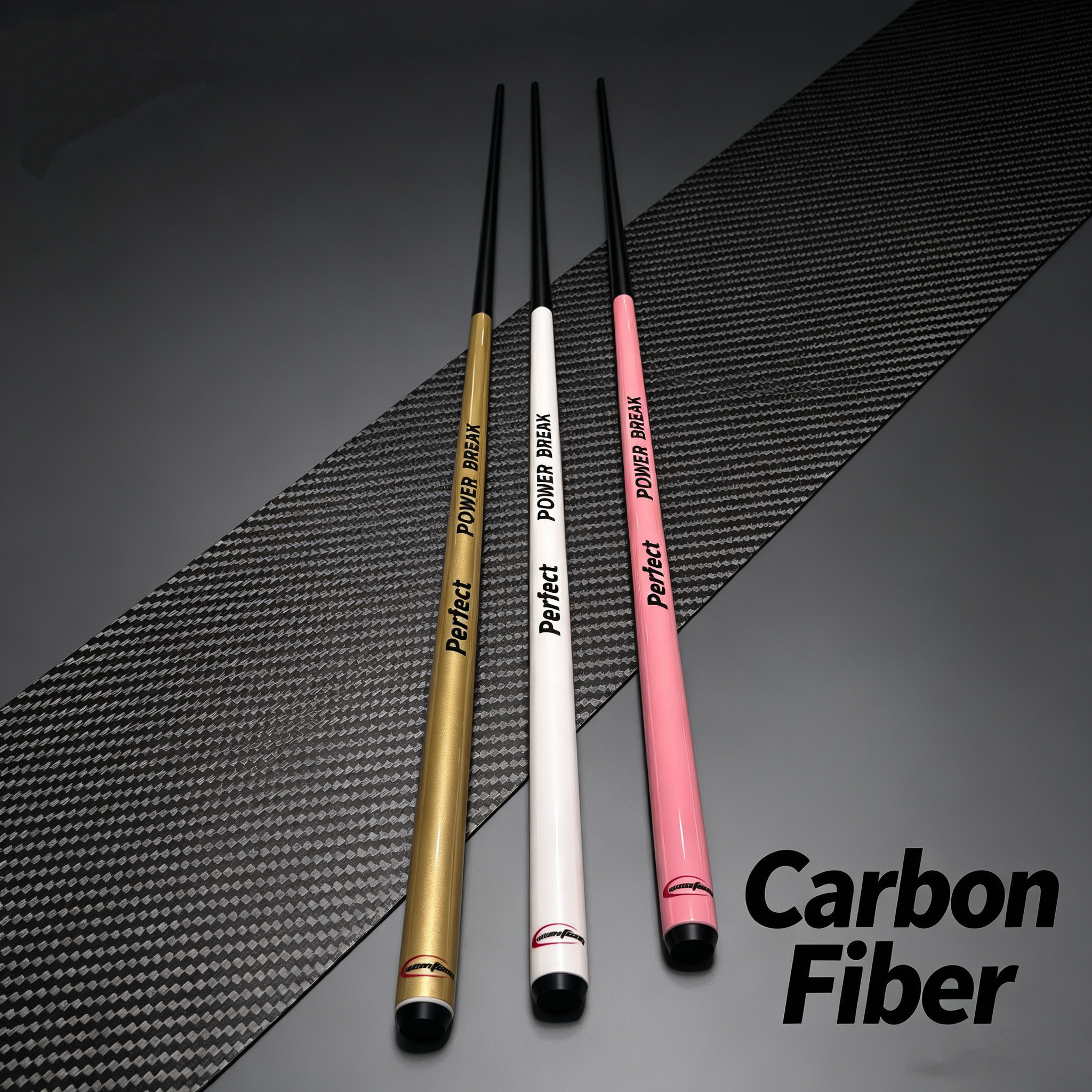 14mm Carbon Fiber Break Cue for 8-Ball & 9-Ball Competition