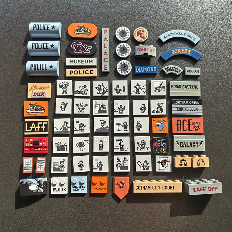 Print Parts For 76271 The Animated Series Gotham City