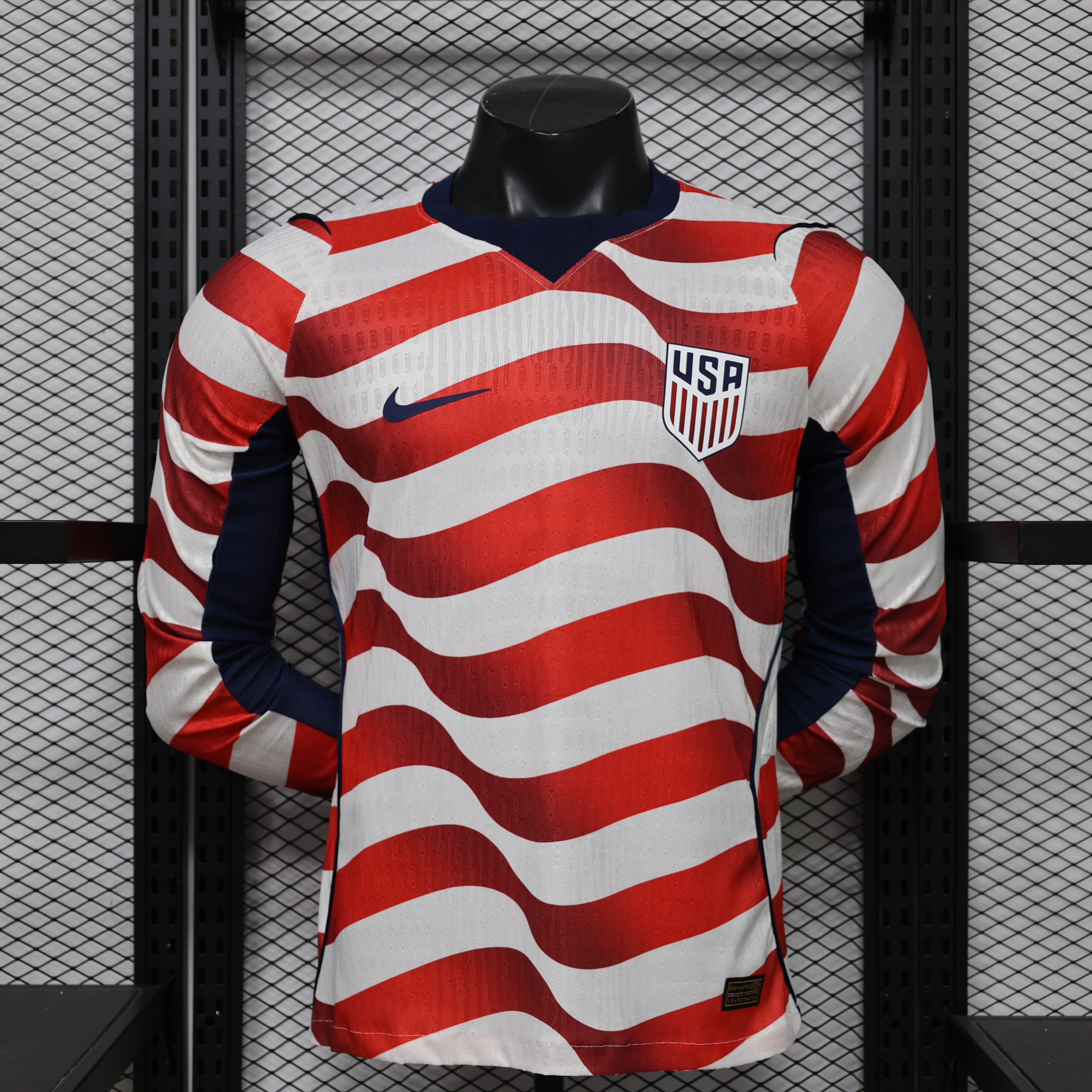 Player Version USMNT 2026 Match Home USA Long Sleeves S-XXL