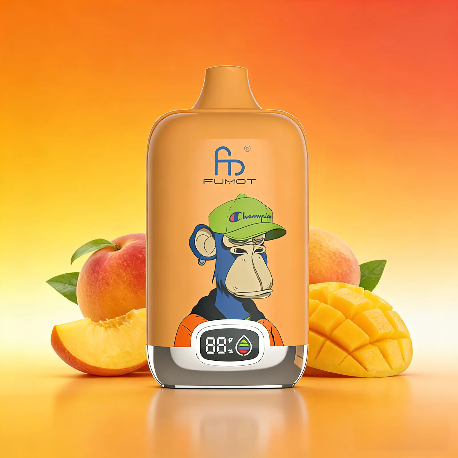 FUMOT Digital Box 12K Disposable Vape – Peach Mango - Vaba Vape-Shop