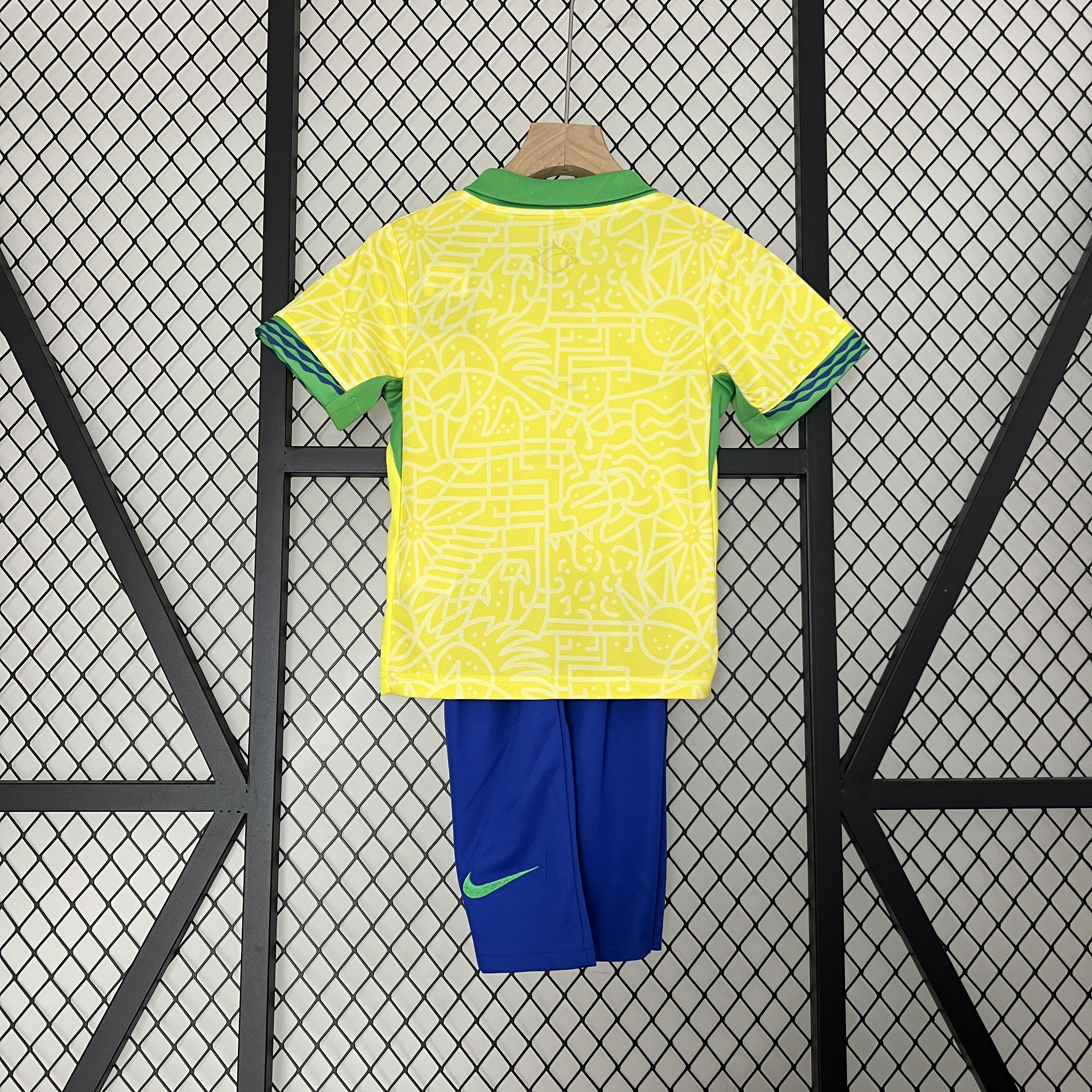 Kids Brazil 24/25 Home Yellow