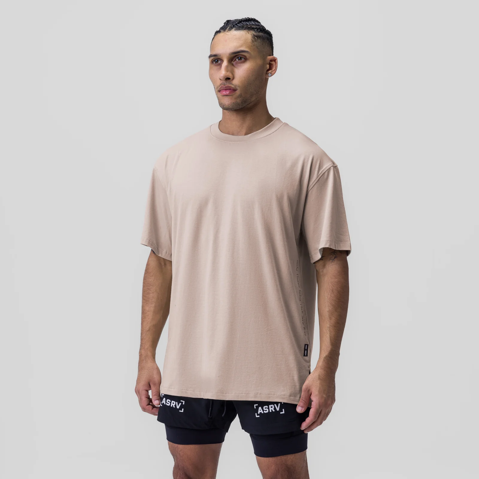 0824. Supima Oversized Tee - Chai