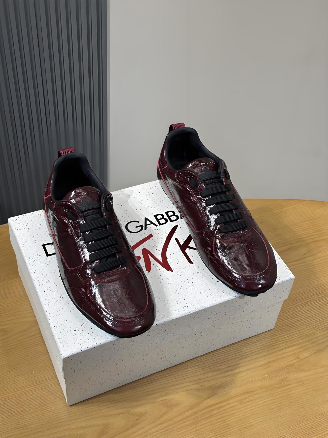 Dolce Gabbana Men's Leather Sneakers