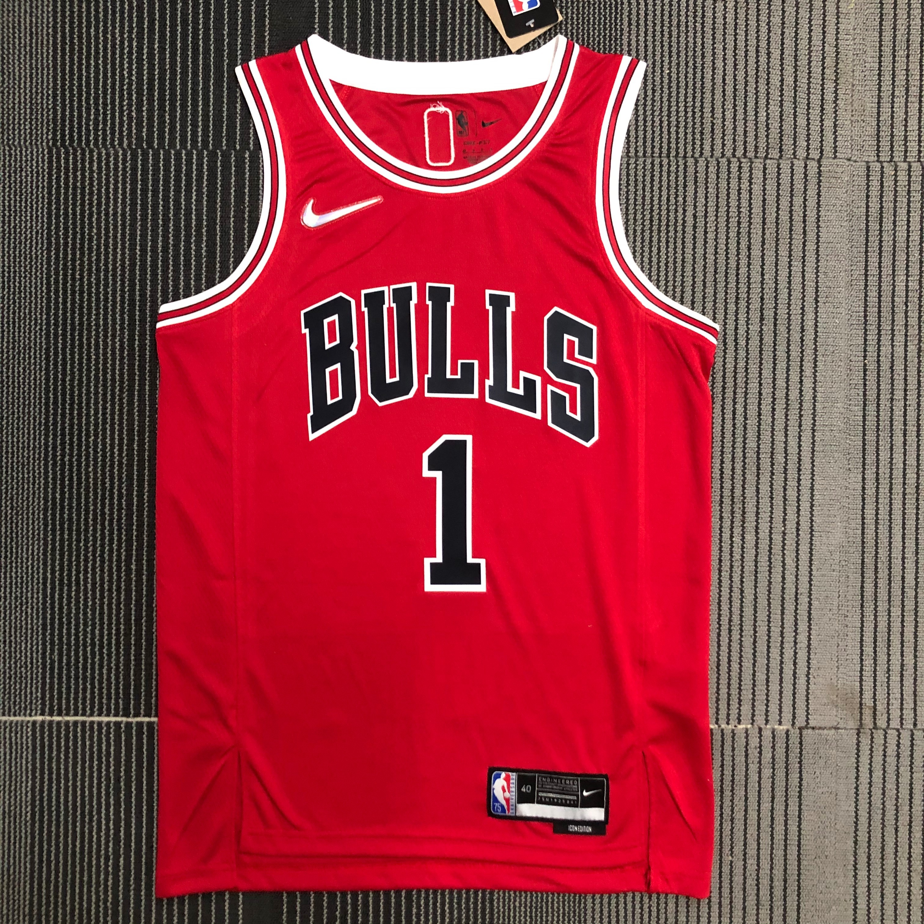75th Anniversary Chicago Bulls Red Edition No.1 Rose