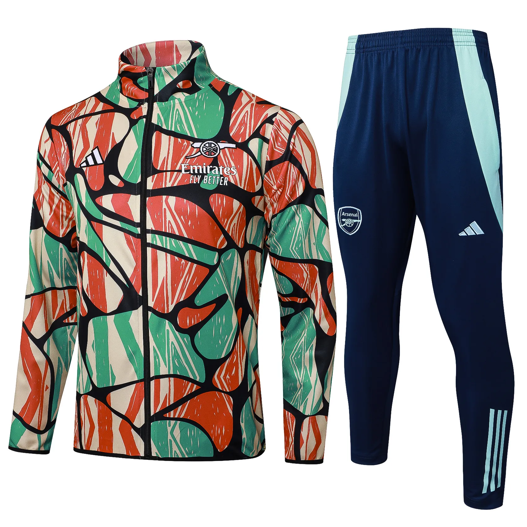 Adult/ Kids 2425 Arsenal full zipper Training Suit A846