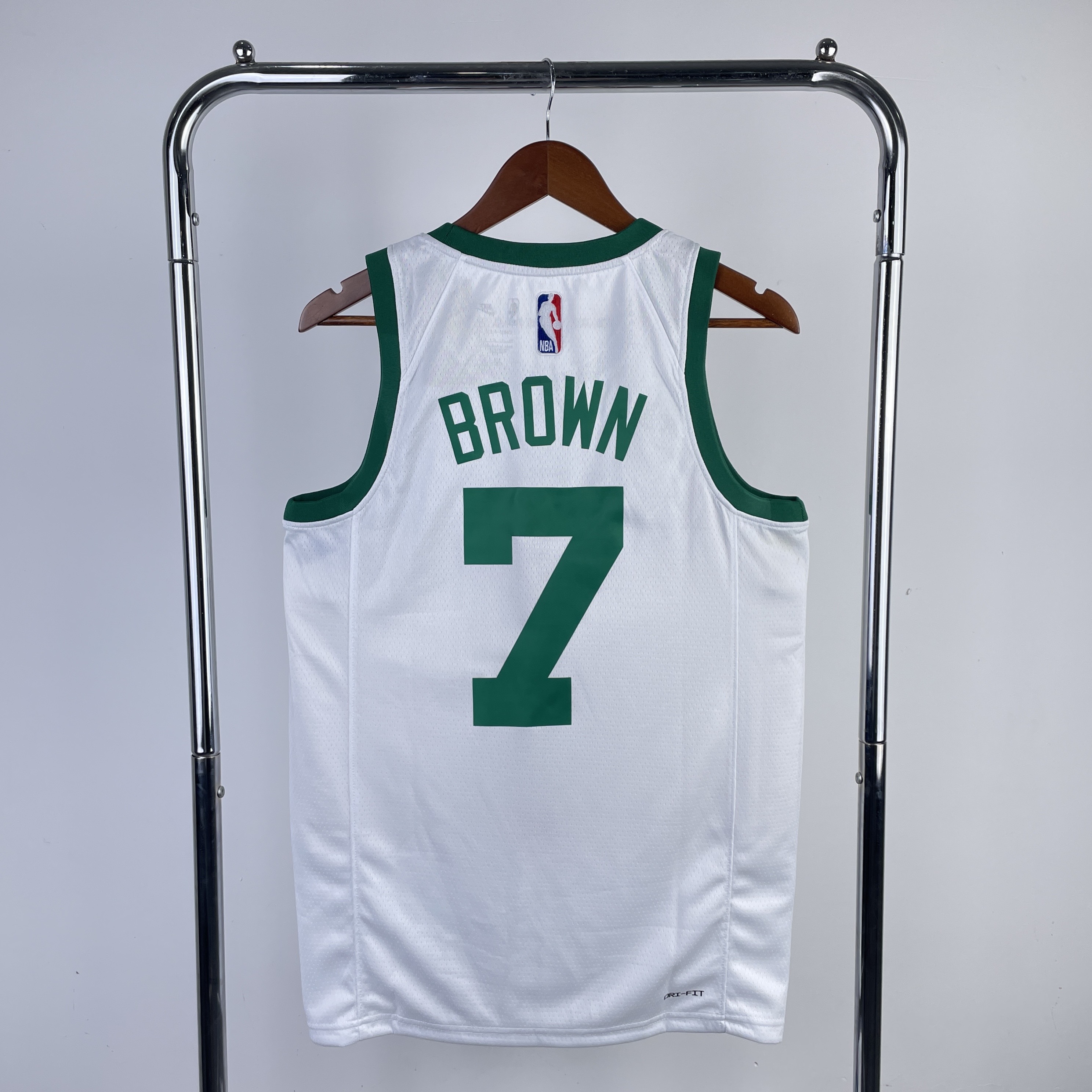75th 22 Season Boston Celtic White No.7 Brown