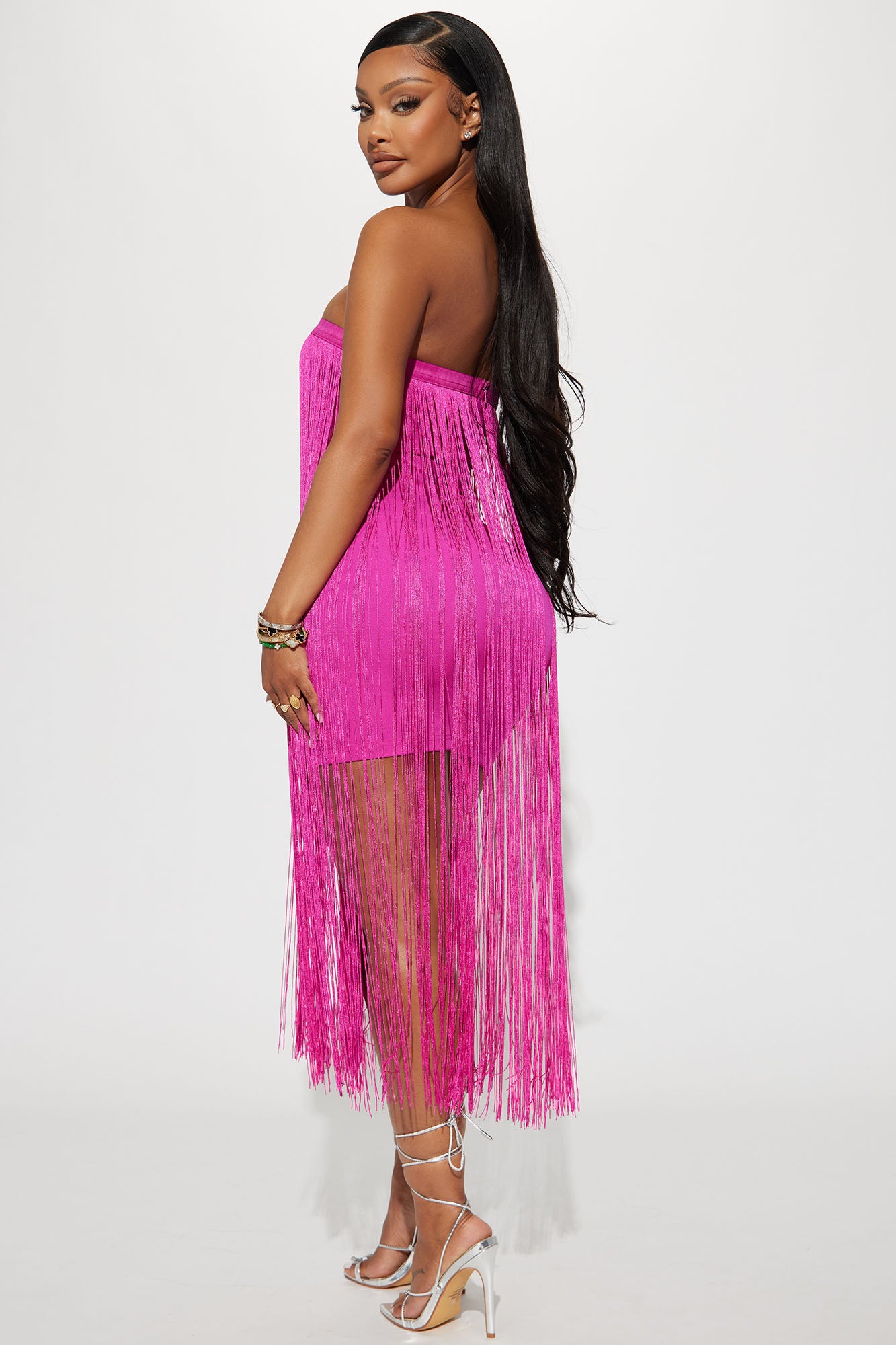 Inquisition Storm Mini Dress - Magenta