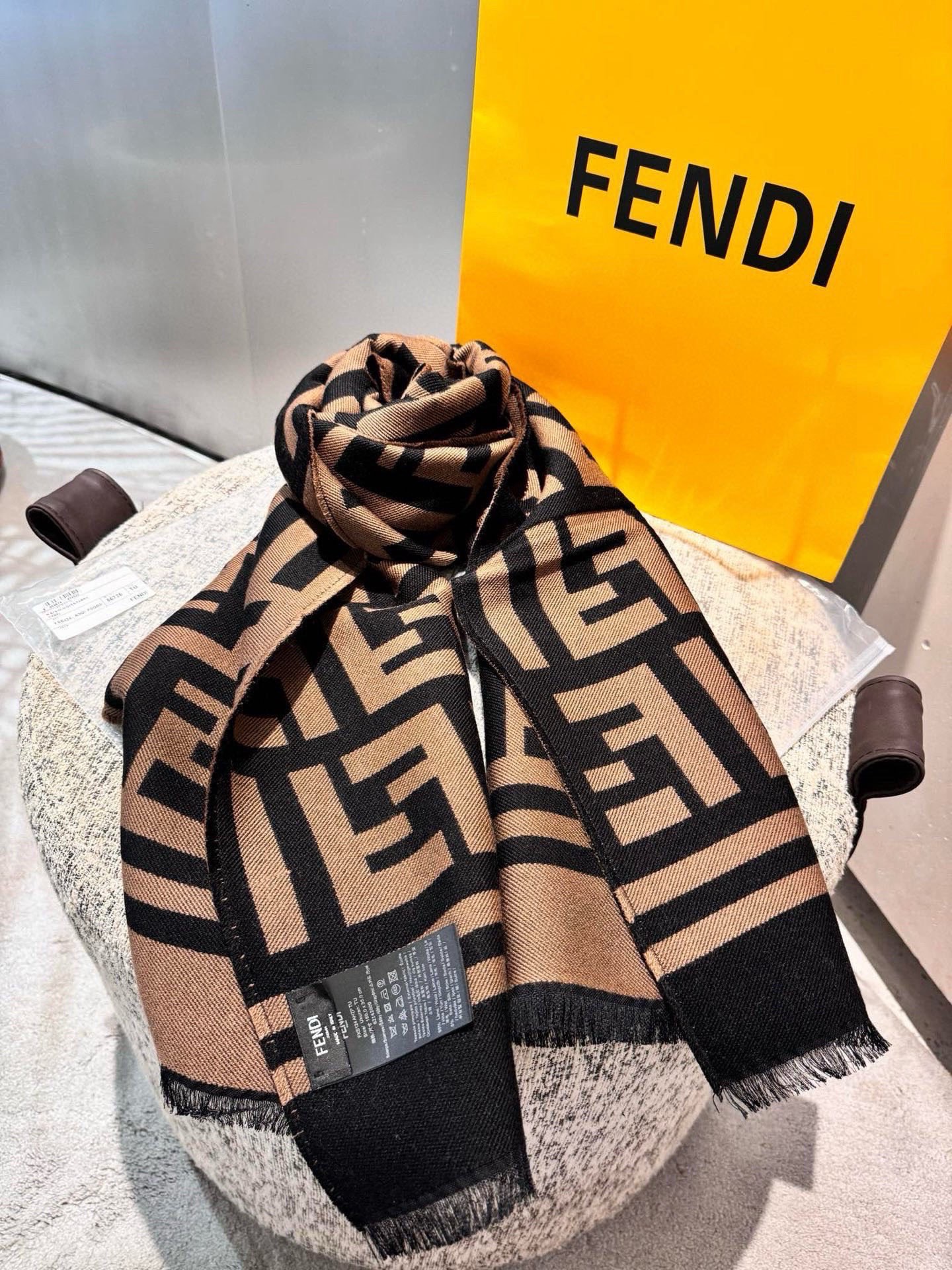 Fendi FF Cashmere Scarf