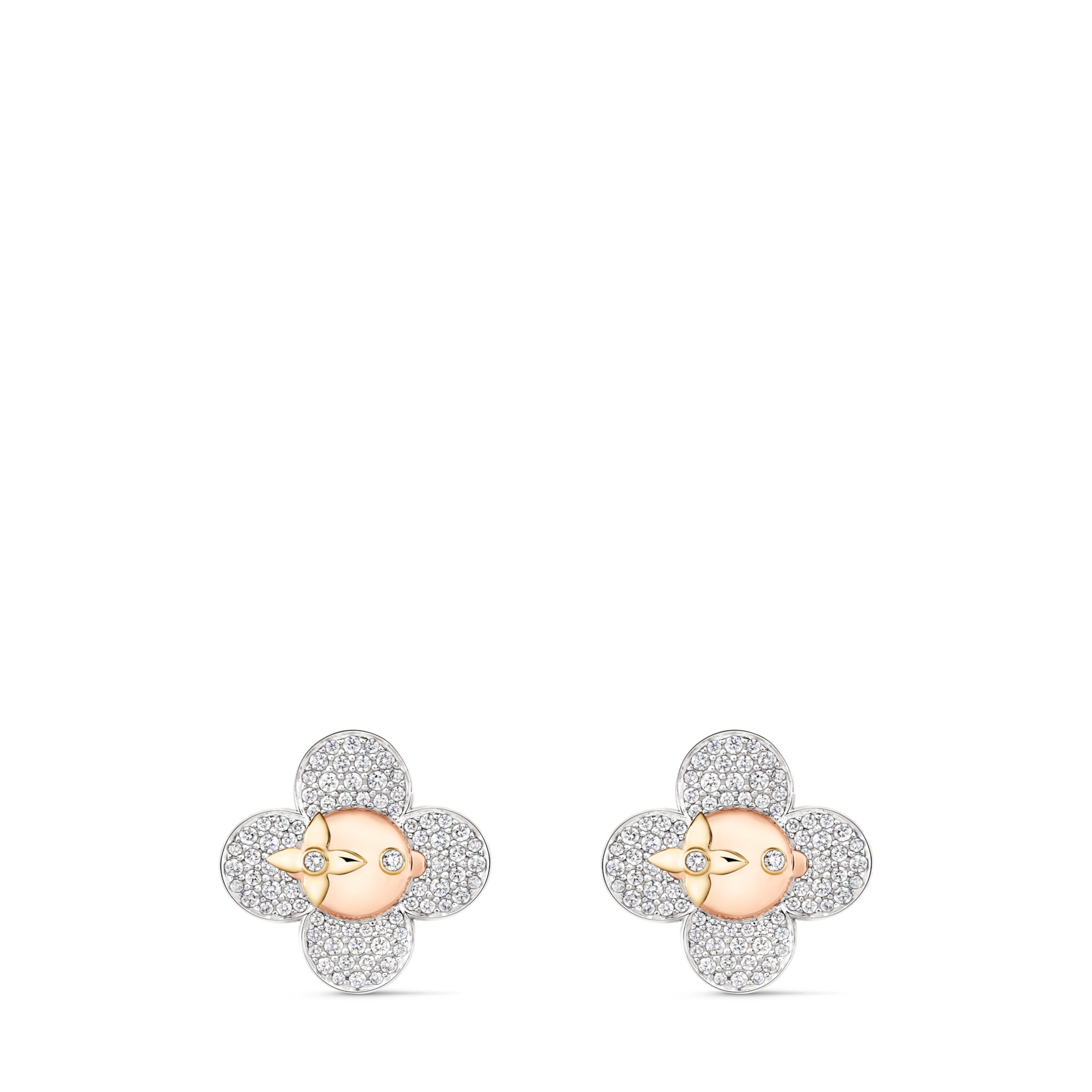 ピアス ヴィヴィエンヌ (18Kスリーゴールド×ダイヤモンド)