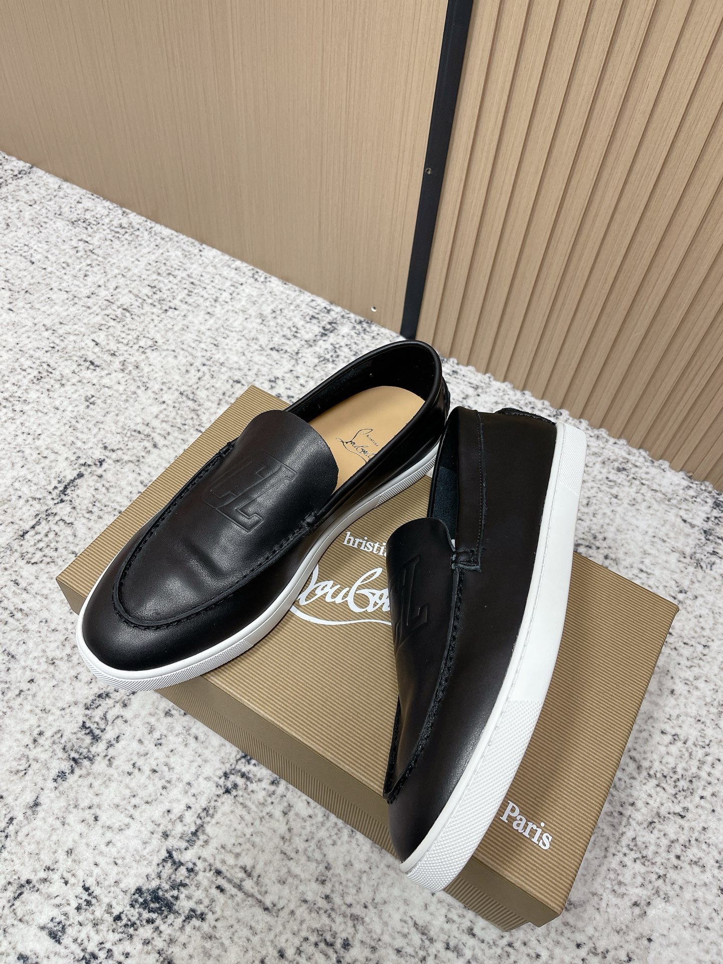 Christian Louboutin Men's leather loafer
