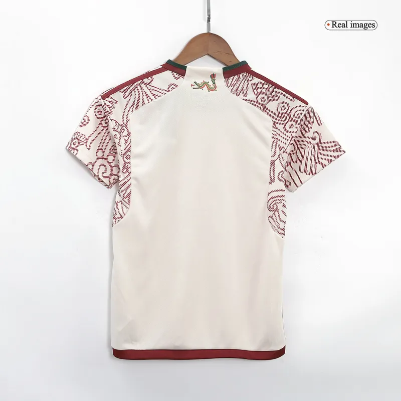 Mexico Kids World Cup 2022 Jersey Away Kit(Jersey+Shorts)