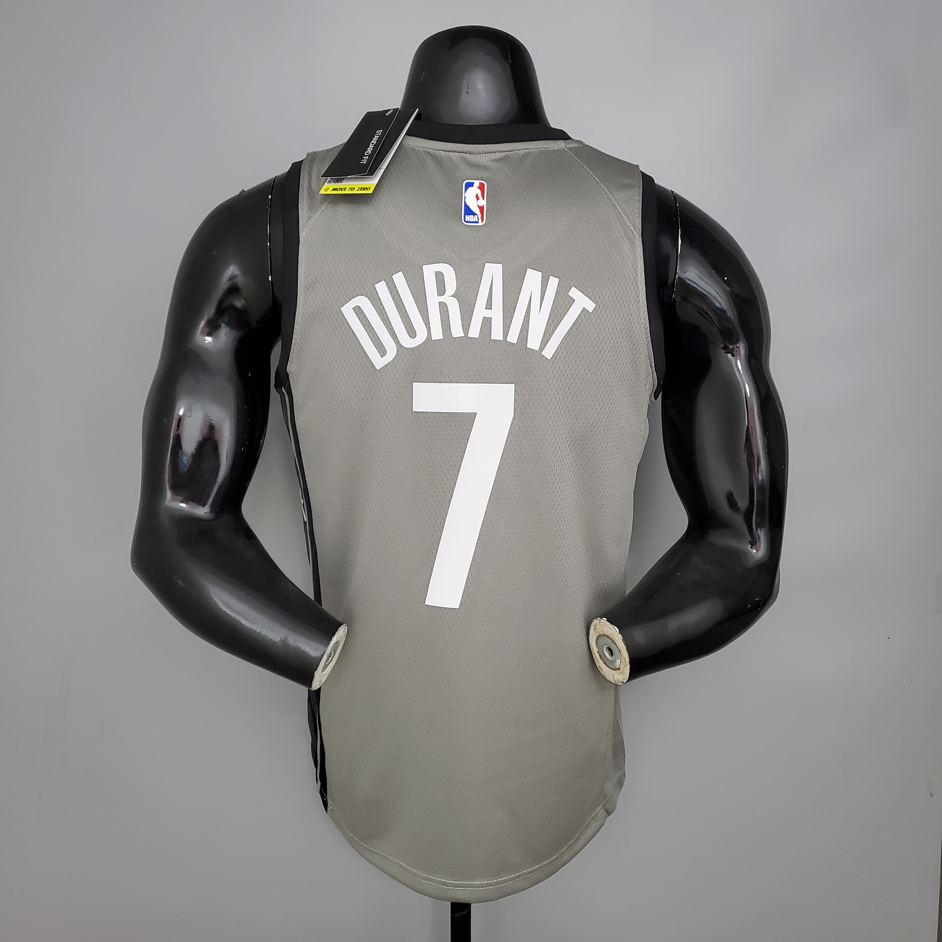 Kevin Durant Brooklyn Nets Flying Man Swingman Jersey Gray
