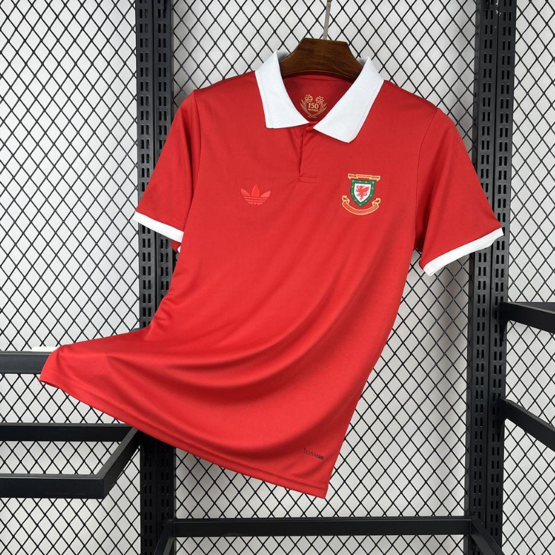 2026 Mens Wales 150th Anniversary Long Sleeve Jersey S-4XL