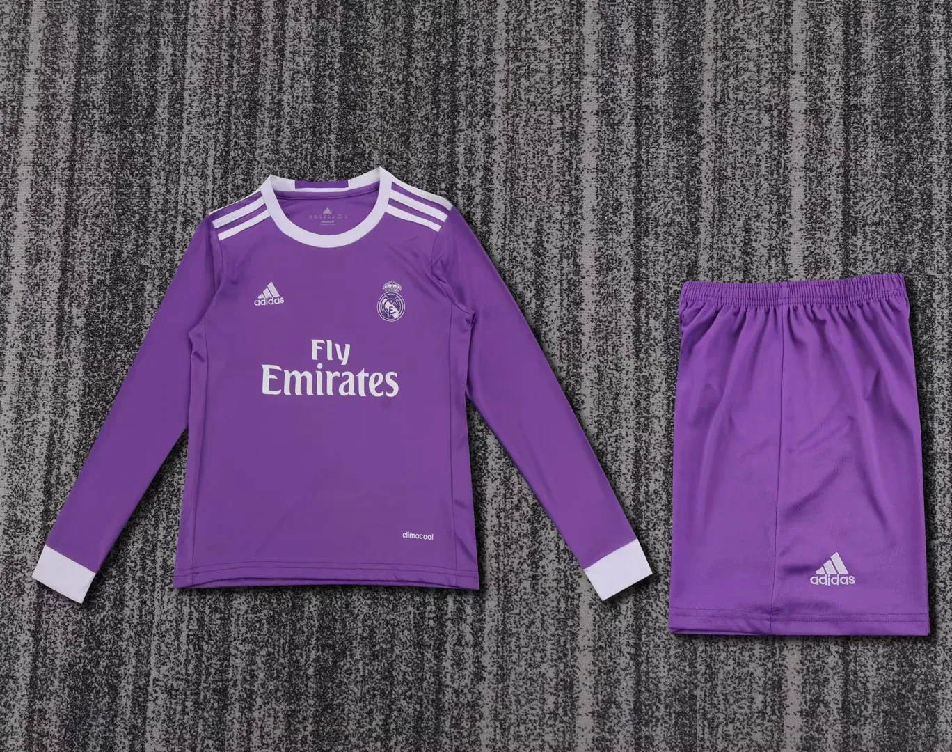 Kids Retro 2016/17 Real Mαdrid Away Long Sleeves 16-28