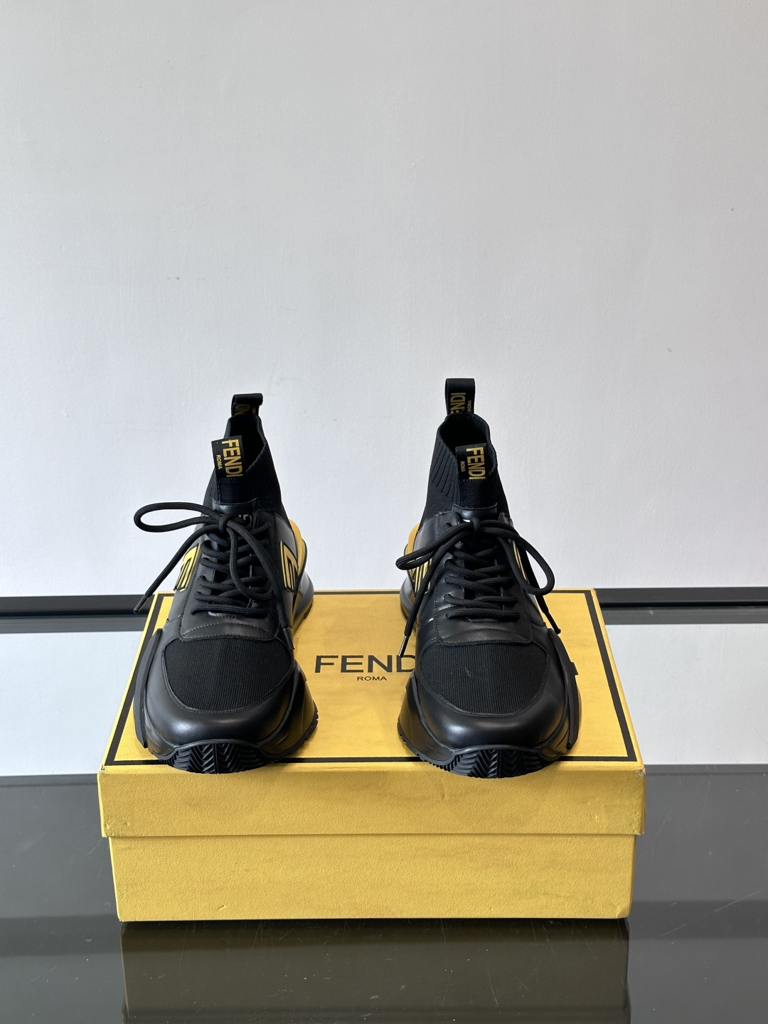 Fendi Men's Flow High-top Sneaker