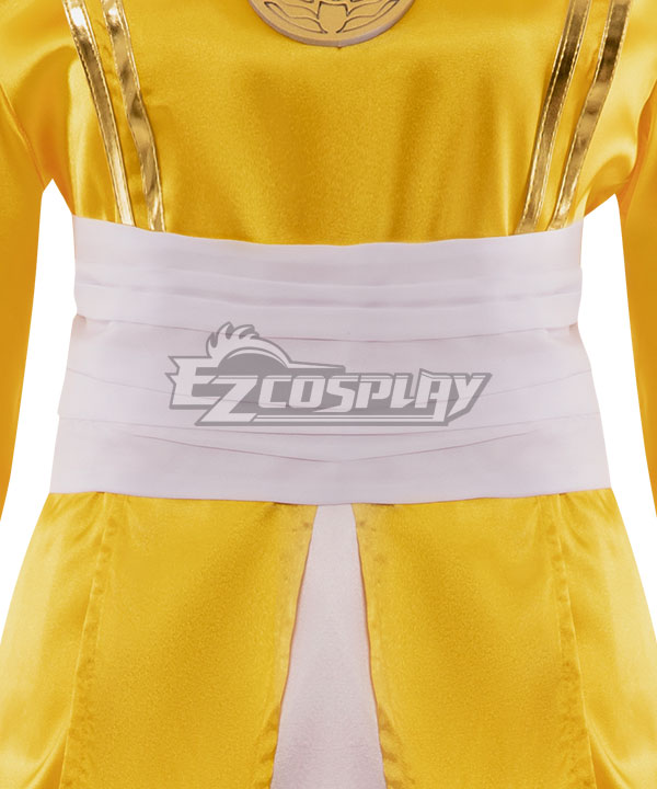 Power Rangers Yellow Ninjetti Ranger Yellow Ninja Ranger B Edition Cosplay Costume